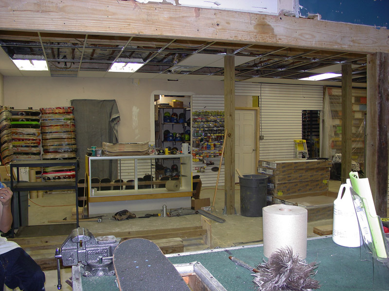 Shop expansion in 2003. What a decade since
